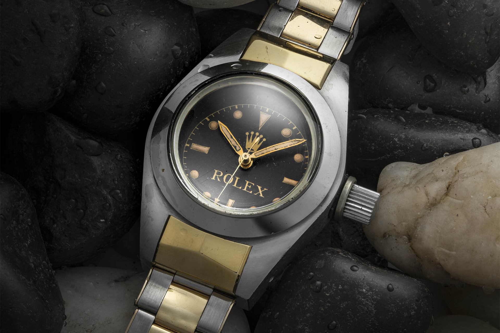 The Rolex Deep Sea Special, recognisable by its hemispherical crystal designed to withstand extreme pressure.