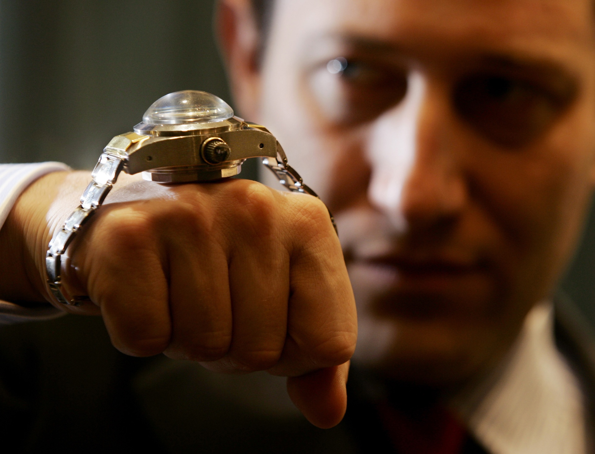 Worn on the wrist, the Deep Sea Special reveals the technical extravagance of its case and oversized crystal.